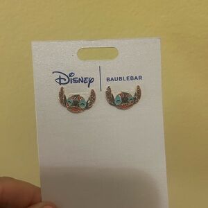 2025 Disney Park Magic kingdom BaubleBar Stitch Earrings brand new with tag